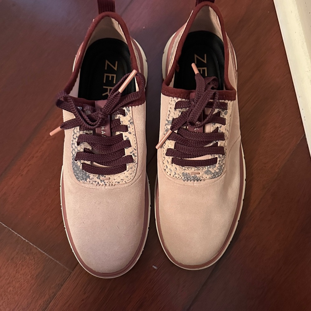 Cole Haan Women's Pink and Burgundy Sneakers